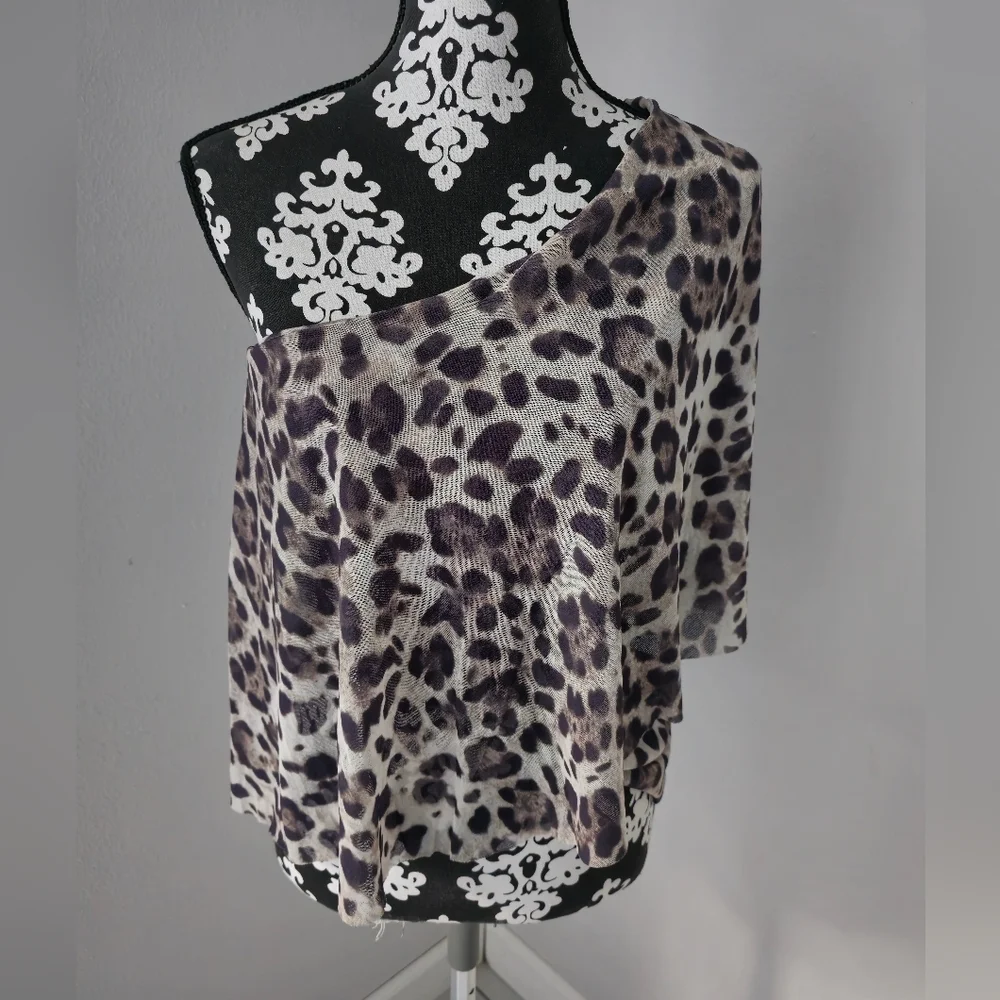 Cache one Shoulder top animal print size S - Picture 7 of 8